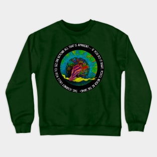 ”This Journey Calls You” Rainbow Crow Crewneck Sweatshirt